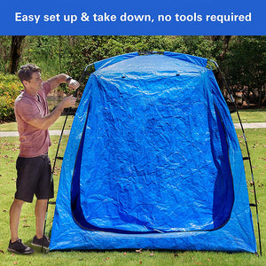 Bike Storage Shed Tent Waterproof Portable Backyard Outdoor Bicycle Yard Stash Shelter