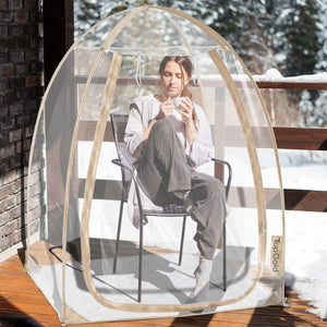 TopGold pop up weather pod for coffee