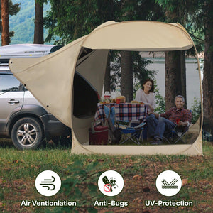 Versatile Full Mesh Tent for Ventilation, Insect Bite Protection, and UV Protection