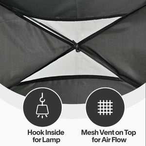 bed tent hook and mesh